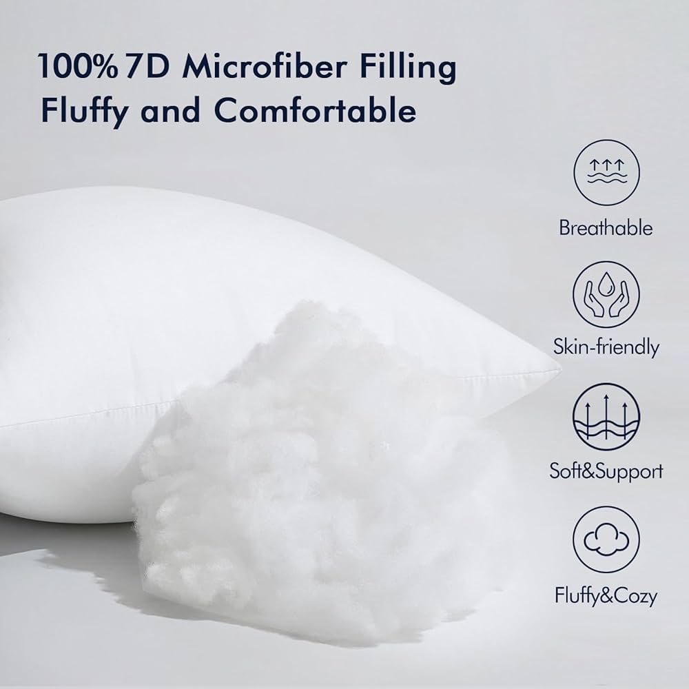 MIULEE Throw Pillow Insert Premium Pillow