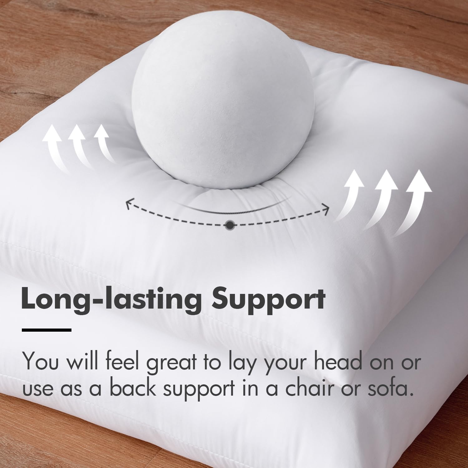 MIULEE Throw Pillow Insert Premium Pillow